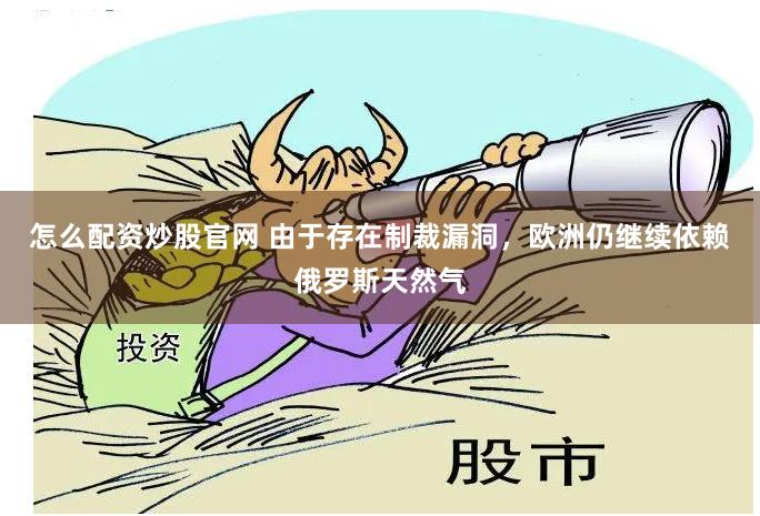 怎么配资炒股官网 由于存在制裁漏洞，欧洲仍继续依赖俄罗斯天然气
