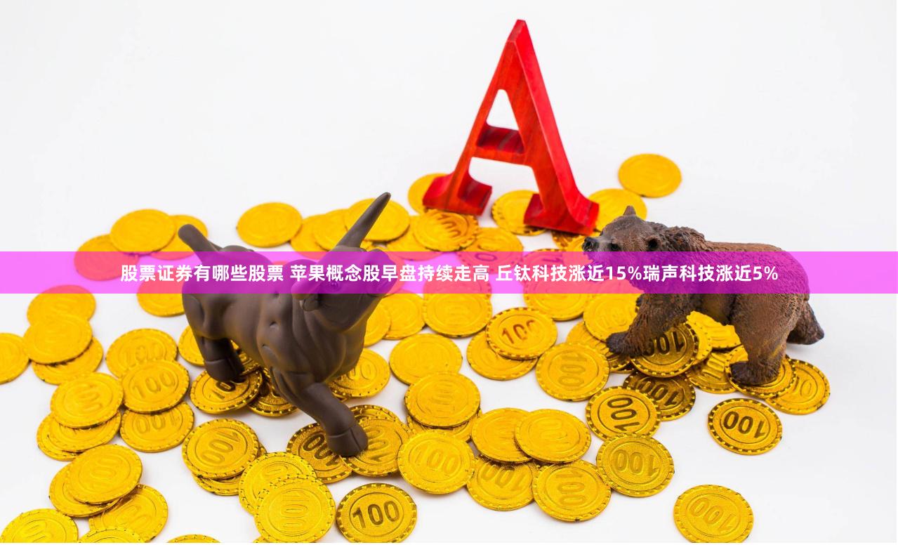 股票证券有哪些股票 苹果概念股早盘持续走高 丘钛科技涨近15%瑞声科技涨近5%