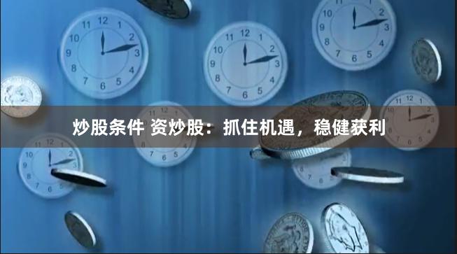 炒股条件 资炒股：抓住机遇，稳健获利