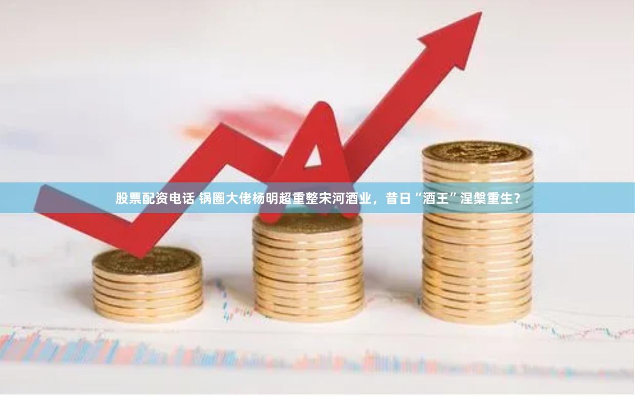 股票配资电话 锅圈大佬杨明超重整宋河酒业，昔日“酒王”涅槃重生？