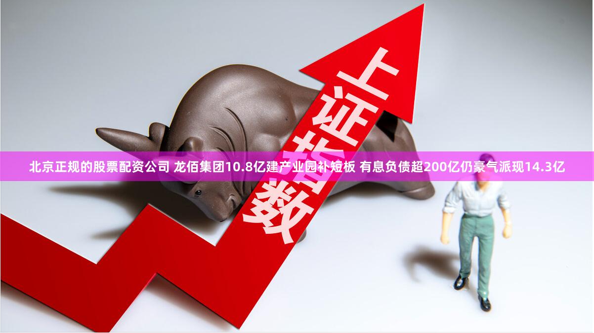 北京正规的股票配资公司 龙佰集团10.8亿建产业园补短板 有息负债超200亿仍豪气派现14.3亿