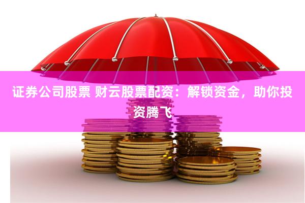 证券公司股票 财云股票配资：解锁资金，助你投资腾飞