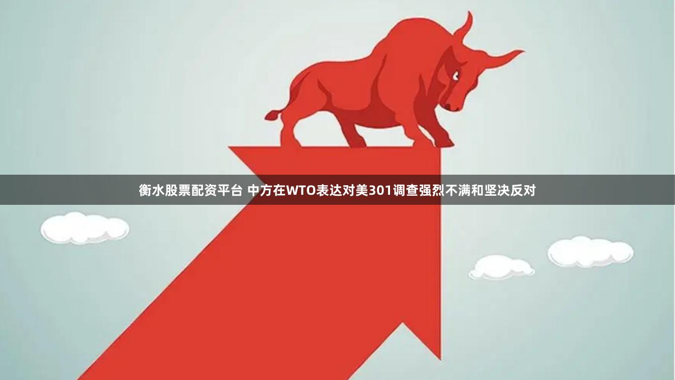 衡水股票配资平台 中方在WTO表达对美301调查强烈不满和坚决反对