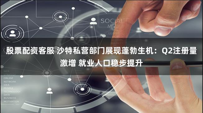 股票配资客服 沙特私营部门展现蓬勃生机：Q2注册量激增 就业人口稳步提升