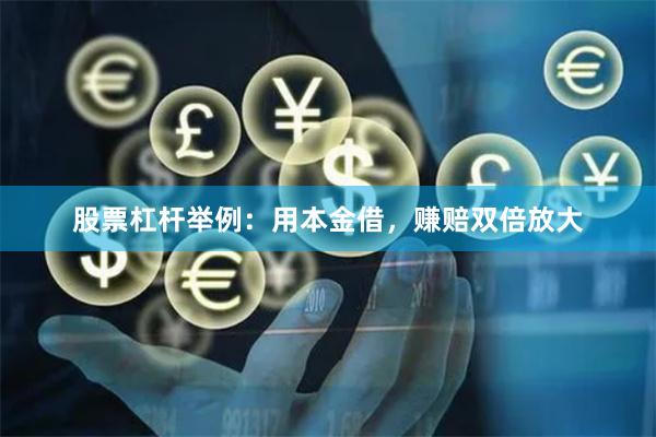 股票杠杆举例：用本金借，赚赔双倍放大